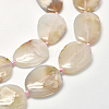 Natural Cherry Blossom Agate Beads Strands G-P319-13A-3