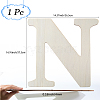 Letter Unfinished MDF Sheets WOOD-WH20012-008N-2
