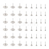 Craftdady 400Pcs 8 Size 304 Stainless Steel Stud Earring Findings STAS-CD0001-31-2