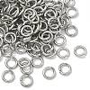 Tarnish Resistant 304 Stainless Steel Open Jump Rings X-STAS-R065-42-3