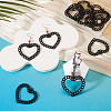 10Pcs Spray Painted Alloy Pendants FIND-TA0010-47C-7