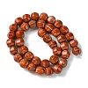 Natural Red Jasper Beads Strands G-H023-A04-01-3