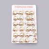 304 Stainless Steel Stud Earrings EJEW-O087-05-3