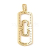 Brass with Cubic Zirconia Pendants KK-Q781-05G-2