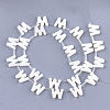 Natural Freshwater Shell Beads SHEL-T012-59W-2