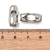 Tarnish Resistant Stainless Steel Ball Chain Connectors STAS-L018B-P-4