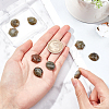 9Pcs 3 Style Natural Labradorite Cabochons G-FH0001-27-4