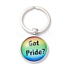 Pride Style Glass Keychain LS-KEYC-F033-01F-1