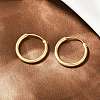 Brass Hoop Earrings EJEW-F378-02G-4