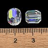 AB Color Plated Glass Beads GLAA-F108-12B-15-3