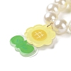 Flower Acrylic Pendant Decorations HJEW-F019-01-2