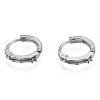 Tarnish Resistant 304 Stainless Steel Hoop Earrings Findings LS-STAS-N092-189-2