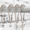 12Pcs 4 Styles Zinc Tibetan Style Alloy Pendants FIND-SP0004-40AS-4