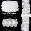 10M Polyester Pleated Lace Trim OCOR-GF0003-21C-2