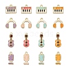 32Pcs 16 Styles Music Theme Alloy Enamel Pendants ENAM-CJ0002-64-1