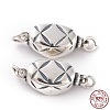 925 Sterling Silver Bayonet Clasps STER-D035-19AS-4