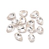 Glass Rhinestone Cabochons GGLA-P002-08A-01-2