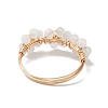 Natural Moonstone Finger Rings RJEW-TA00198-03-4
