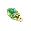 30Pcs Handmade Millefiori Glass Pendants FIND-PH0007-94-4