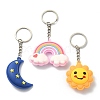 PVC Plastic Pendant Keychain KEYC-JKC00509-1