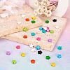44Pcs 11 Colors Spray Painted Alloy Beads FIND-TA0003-02-5