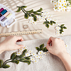 Flower Polyester Sew on Appliques DIY-WH0308-606-3