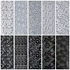 10 Rolls PET Lace Flower Nail Foils Floral Transfer Paper STIC-WH20010-16D-7