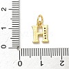 Brass Micro Pave Cubic Zirconia Charms KK-I382-03G-H-3