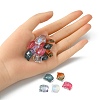 50Pcs 5 Colors Transparent Glass Beads GLAA-YW0001-86-4