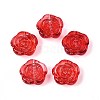 Baking Paint Transparent Glass Beads DGLA-N018-01F-1