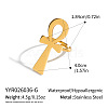 304 Stainless Steel Cuff Open Rings for Women WJ3618-1-1
