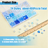 DICOSMETIC 385Pcs 24 Style Acrylic Beads MACR-DC0001-08-2