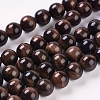 Natural Red Tiger Eye Beads Strands G-C076-10mm-1D-1