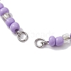 Natural Amethyst Chips & Handmade Seed Beads Bracelet Making AJEW-MZ00001-03-2