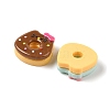 Opaque Resin Imitation Food Decoden Cabochons RESI-S396-04-2