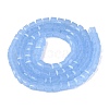 Imitation Jade Glass Beads Strands GLAA-R041-8x8mm-B06-2