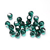 Faceted Round Glass Cabochons GGLA-L008A-M-3