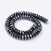 Non-magnetic Synthetic Hematite Beads Strands G-P262-16-B-2