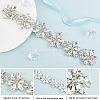 1Pc Shiny Flower Crystal Rhinestone Trim DIY-FG0003-37-4