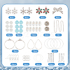 SUNNYCLUE Christmas Snowflake DIY Earring Making Kit DIY-SC0022-79-2