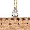 304 Stainless Steel Necklaces NJEW-R022-01G-04-5