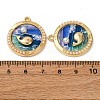 Printed Alloy Pendants ENAM-B028-26KCG-2