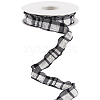 Cloth Plaid Ribbon OCOR-WH20071-001G-1