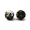 Two-Tone Color Handmade Polymer Clay Disco Ball Beads RB-R041-07-3