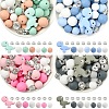47Pcs 7 Styles Cartoon Silicone Beads FIND-YW0010-39A-2