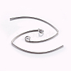 Brass Earring Hooks X-KK-K197-60P-2