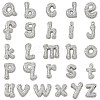Brass Micro Pave Clear Cubic Zirconia Pendants KK-A300-02P-1