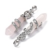 Natural Rose Quartz Pendants G-A241-01P-19-2