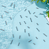 2000Pcs 4 Styles Glass Twisted Bugle Beads SEED-GO0001-09C-4