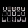 Waterproof Trasparent PET Lace Pattern Sticker DIY-WH0283-13-1